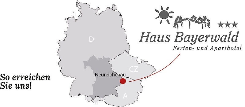 Anfahrt Haus Bayerwald in Neureichenau